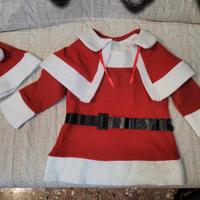 Vestito Babbo Natale taglia 3-6 anni