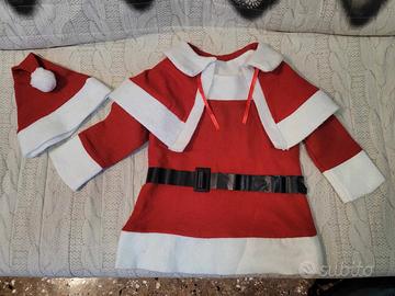 Vestito Babbo Natale taglia 3-6 anni