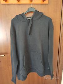 Felpa nera uomo L Domyos