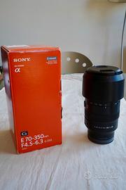 Teleobiettivo Sony SEL 70-350 G