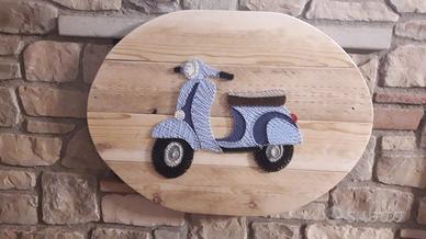 Quadro String Art vespa