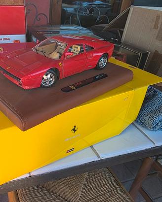 Ferrari GTO Bburago 1/18 Limitata Pelle Box Gialla