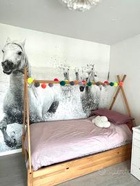 Letto legno scandinavo SKLUM per bambino bambina