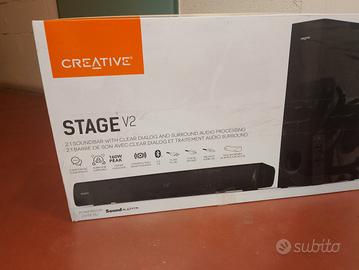 Soundbar Creative Stage V2 2.1 160W con subwoofer