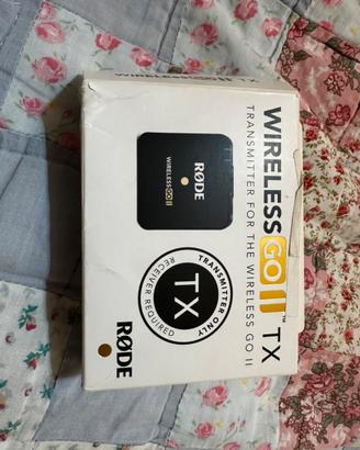 RODE WIRLESS GO transmitter microfono