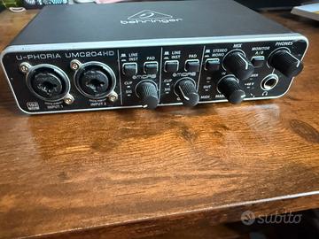 Interfaccia audio Behringer UMC204HD
