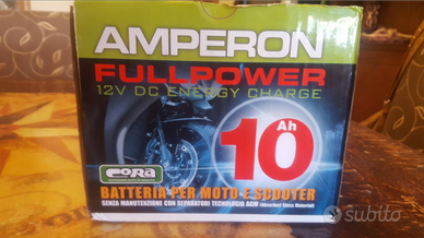 Batteria moto Amperon agm 12v 10Ah NUOVA