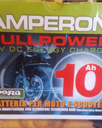 Batteria moto Amperon agm 12v 10Ah NUOVA