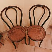 Sedie in paglia di Vienna