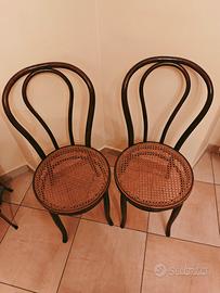 Sedie in paglia di Vienna