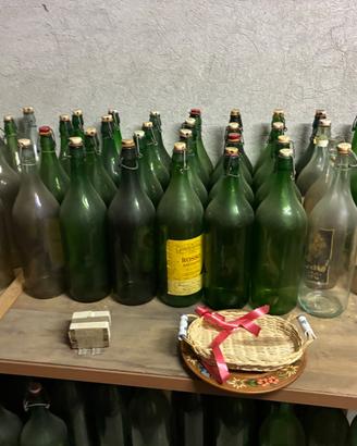 tock 200 Bottiglioni Vetro 2L  + 2 damigiane