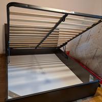 Letto contenitore matrimoniale L.1.74 P.210 H.93