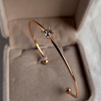 Bracciale dorato con Swarovski
