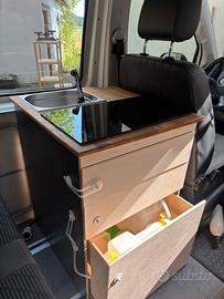 Modulo cucina camper van