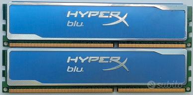 MEMORIE RAM KINGSTON HYPERX 2 x 4 GB DDR3 1600 MHz