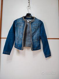Koiba giacca jeans corta con catena Taglia 40