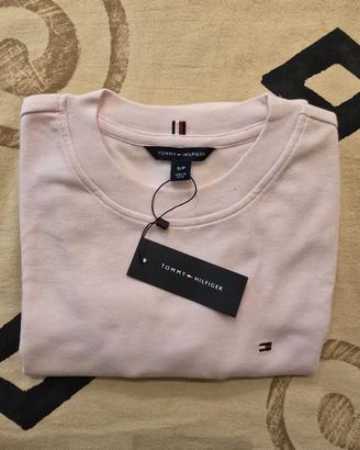 Maglietta Tommy Hilfiger rosa nuova TG S donna