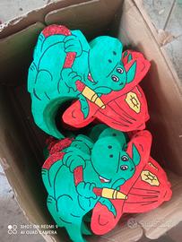 coppia di Grisù decorazioni Vigili del fuoco 