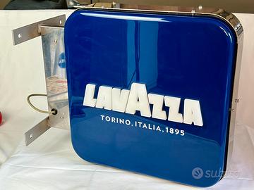 Insegna Luminosa neon Bifacciale LAVAZZA Originale