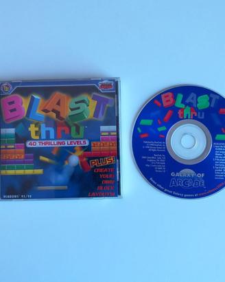 Blast Thru PC Windows 95/98 Videogioco Vintage