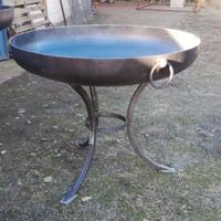 braciere artigianale in ferro