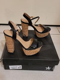 Scarpe primadonna aperte nere tg 36