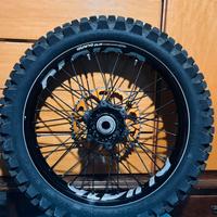 Cerchi Alpina cross neri con scritte bianche