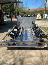 Carrello inox per moto d'acqua doppio