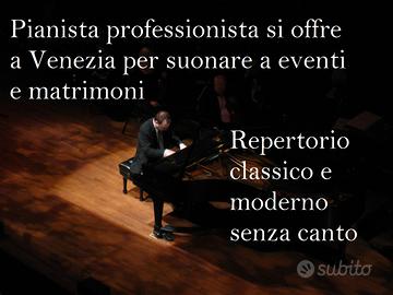 Pianista professionista Venezia