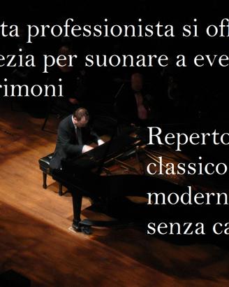 Pianista professionista Venezia