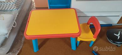 tavolo bimbo con contenitore 