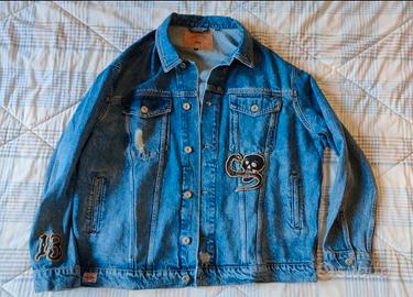 giubbino jeans superdry taglia XL 