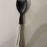 Forchettone da Insalata Vintage manico  argento
