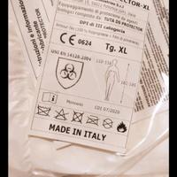 DPI tute monouso cat.3  lotto 5 pezzi