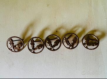 Lotto cinque spille aeronautica militare