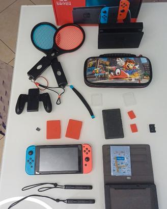 NINTENDO SWITCH 2021 + MOLTI ACCESSORI €250
