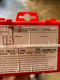 Alfa Romeo Bulloni antifurto per cerchi in lega