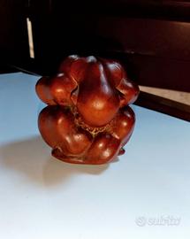 statuetta legno craving prayer man 
