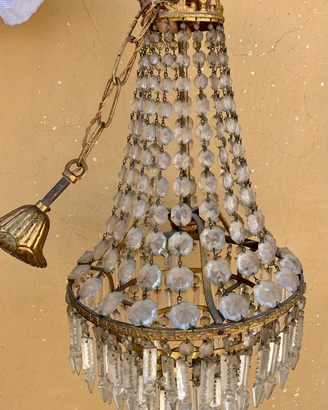 Lampadario "Vintage" in cristallo