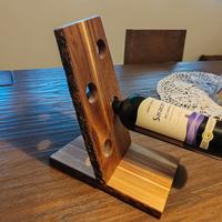porta bottiglie in legno