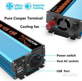 Inverter 12V Onda Sinusoidale Pura