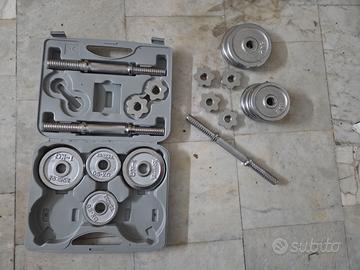 Manubri e dischi pesi