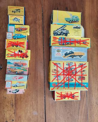 Mezzi Vintage Dinky Toys Corgi ottimi conservati