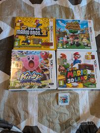 5 giochi per Nintendo 3ds Mario, animal crossing 