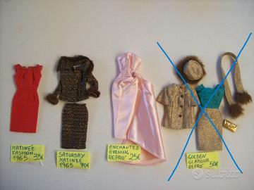 Outfit Barbie anni 60,70,80