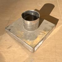 RIDUZIONE INOX DA QUADRA A TONDA D12 27x27