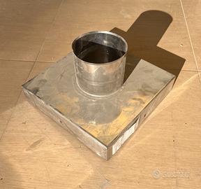 RIDUZIONE INOX DA QUADRA A TONDA D12 27x27