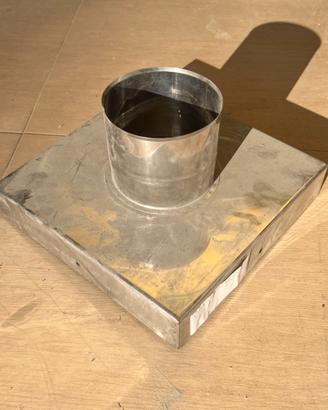 RIDUZIONE INOX DA QUADRA A TONDA D12 27x27