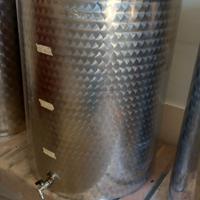 botte per vino 400 litri acciaio inox