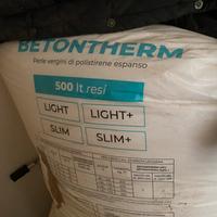 Perle vergini di polistirene espanso 500lt